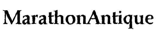 MarathonAntique Font Image