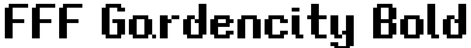 FFF Gardencity Bold Font Image