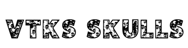 VTKS SKULLS Font Image