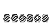 Zebraw Font Image