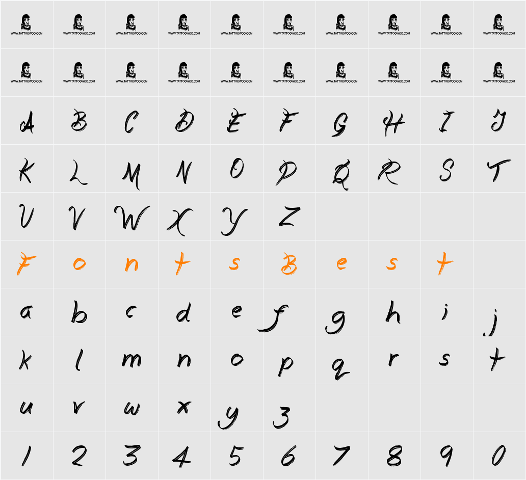Everyday Mayhem Character Map