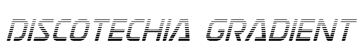Discotechia Gradient Font Image
