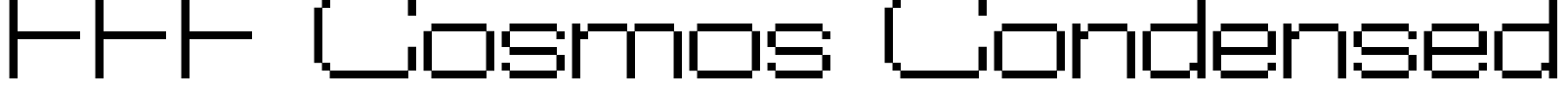 FFF Cosmos Condensed Font Image