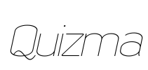 Quizma Font Image