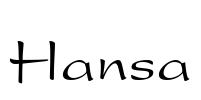 Hansa Font Image