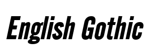 English Gothic