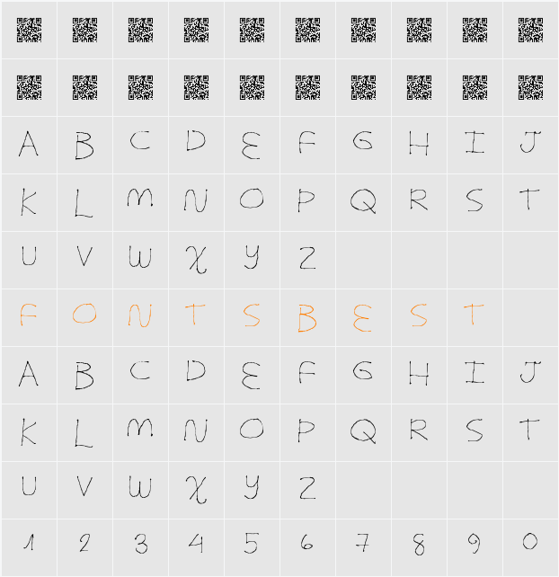 SimpleFolks Character Map