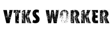 VTKS WORKER Font Image