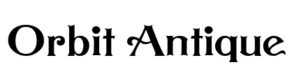 Orbit Antique Font Image