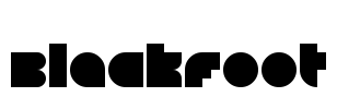 Blackfoot Font Image