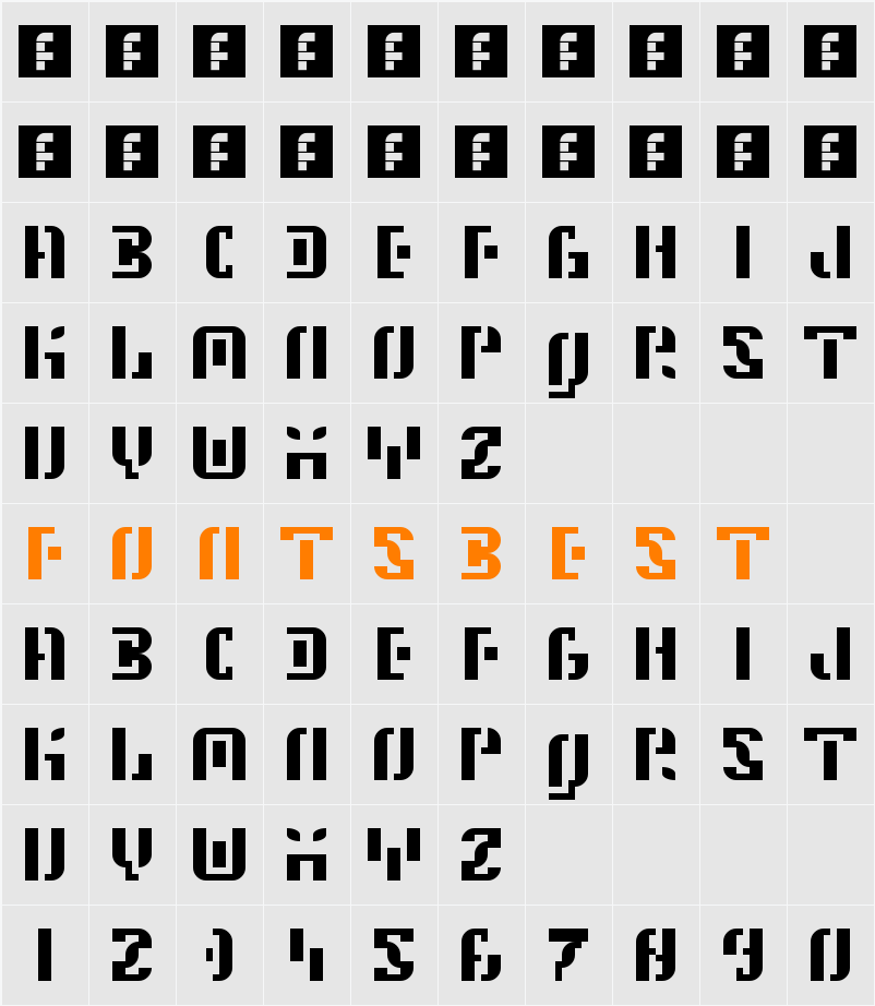 5Space Station Character Map