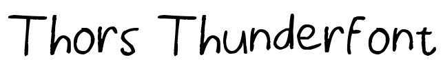 Thors Thunderfont