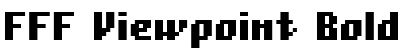 FFF Viewpoint Bold Font Image