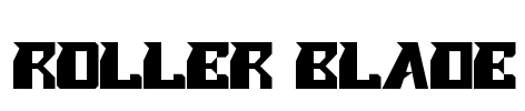 ROLLER BLADE Font Image