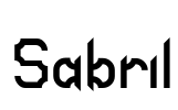Sabril Font Image
