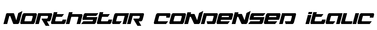 Northstar Condensed Italic