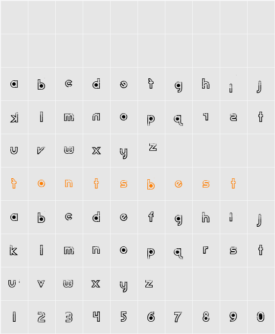 Dirt2 Echo Character Map