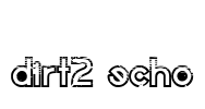 Dirt2 Echo Font Image
