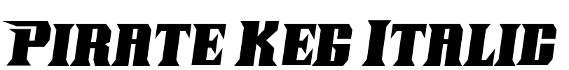 Pirate Keg Italic