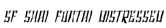 SF Shai Fontai Distressed