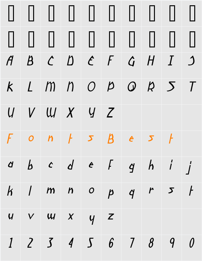 Yoshitoshi Character Map