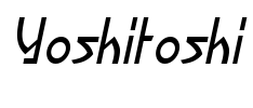 Yoshitoshi Font Image