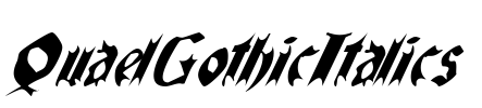QuaelGothicItalics