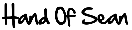Hand Of Sean Font Image