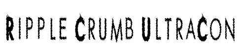 Ripple Crumb UltraCon Font Image