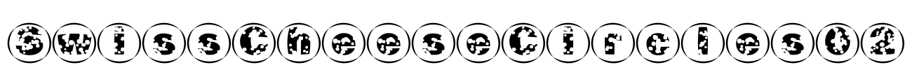 SwissCheeseCircles02 Font Image