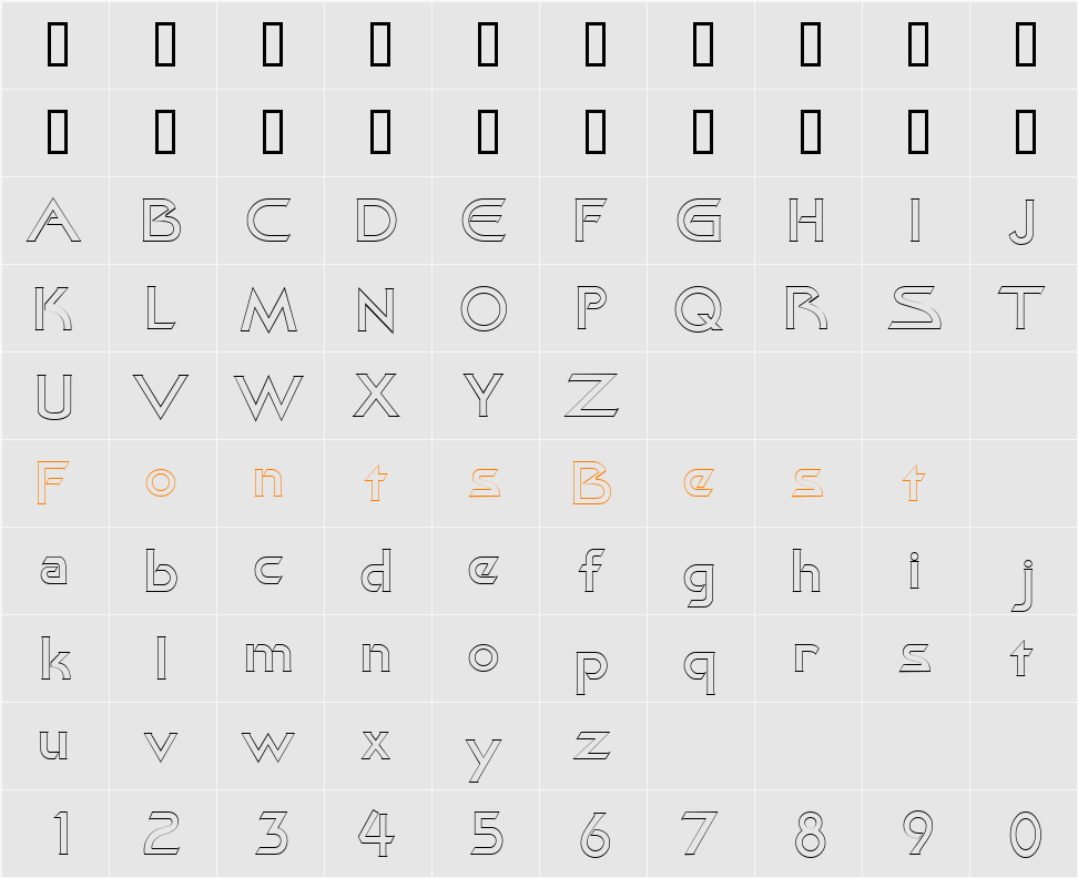 Khan Character Map