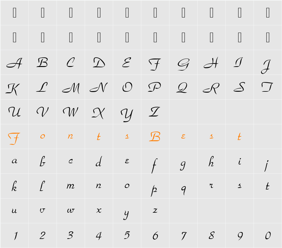 ParkAveDEE Character Map