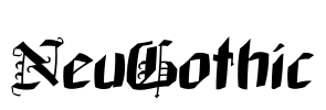 NeuGothic Font Image