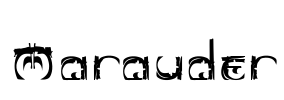 Marauder Font Image