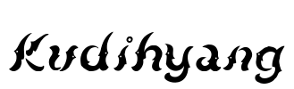 Kudihyang Font Image