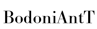 BodoniAntT