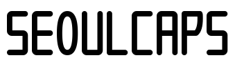 SeoulCaps Font Image
