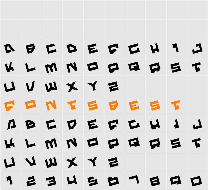 Trajia Rotate Character Map