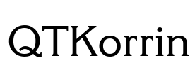 QTKorrin Font Image