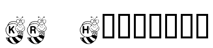 KR Hunnybee Font Image