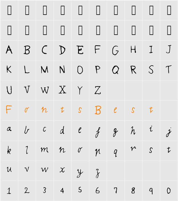MQSMagic Character Map