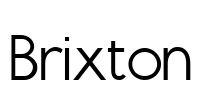 Brixton Font Image