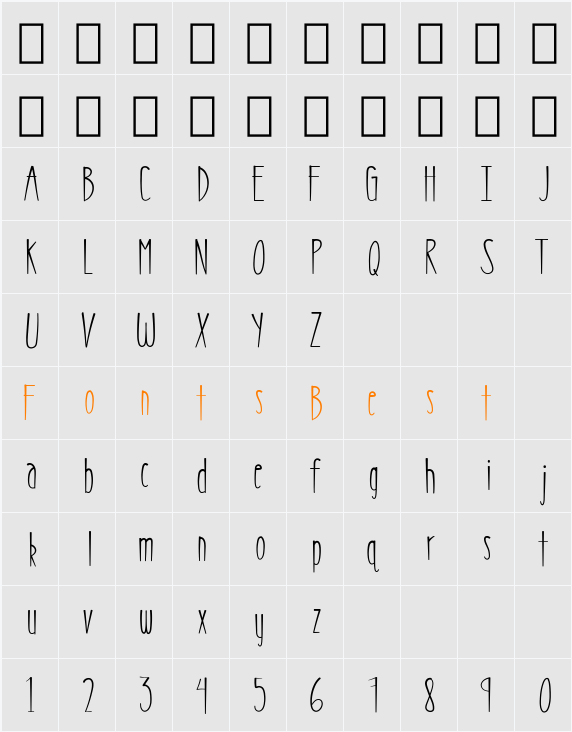 MRF- Pixeldust Character Map