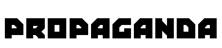 Propaganda Font Image
