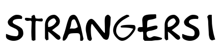 Strangers 1 Font Image