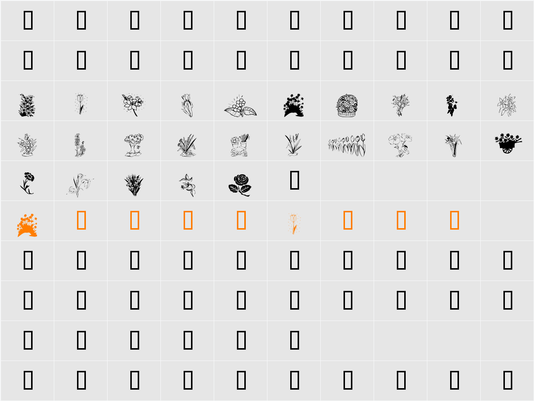 KR Spring Me Too! Character Map