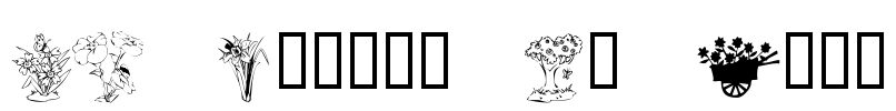 KR Spring Me Too! Font Image