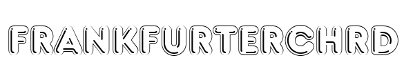 FrankfurterChrD Font Image