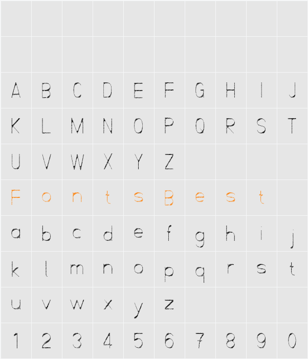 ScrFIBbLE Character Map