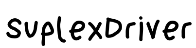 SuplexDriver Font Image